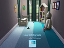 Sims 4 — Low Soft Carpet - Blue by Desirai2 — 8 swatches of blue low carpets. Some CC by NynaeveDesign and Lina Cherie