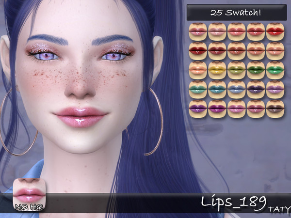 Sims 4 — [Ts4]Taty_Lips_189 by tatygagg — - Female, Male - Human, Alien - Teen to Elder - Hq Compatible