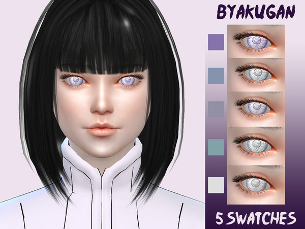Sims 4 — Realistic Byakugan by vavavexed — DEFAULT REPLACEMENT SWATCHES(GENETICS) -This eyecolor is available for all