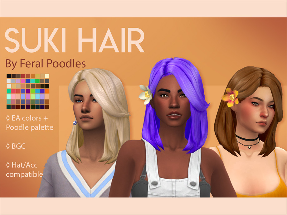 Image of The Lob Sims hairstyle