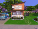 Sims 4 — Orange Lovers Home - No CC by MrsJulie — House built for a single sims who loves the colour orange. Tho has a