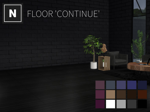 Sims 4 — netsims - floor - continue by networksims — A floor design of wooden planks, in 15 swatches.