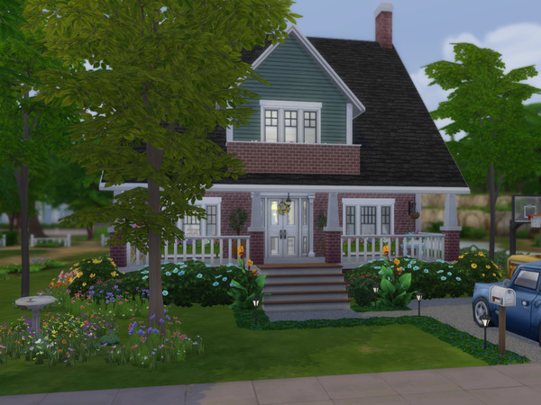 Sims 4 — Roebuck Modern by NewBee123 — Roebuck Modern Lot Size: 30x20 Bedrooms: 3 Bathrooms: 2 Price: $220,363 Built in