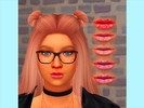 Sims 4 — the lip glossary lip set by youngersims — a basic sims 4 lip set from the tarte website.
