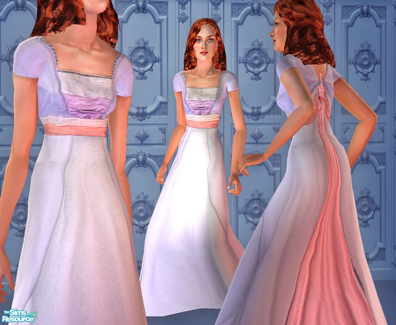 The Sims Resource - Titanic - Rose's Sinking Gown