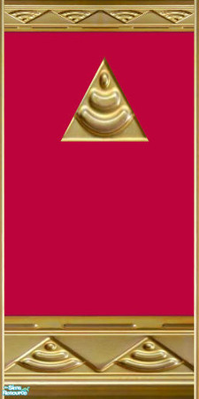 Sims 2 — Egypt Wall Set - Individual Item by Babybunny — 