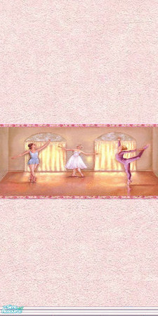 Sims 2 — Ballet Walls - Individual Item by Astarta — 