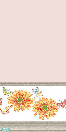 Sims 2 — All Free - Individual Item by Lorah — Black, blue, yellow, pink, roosters, flowers, butterflies and all free.