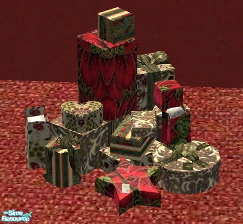 Sims 2 — Pile of Presents-Mixed Wrappings 2 by RhondaBlonda — 