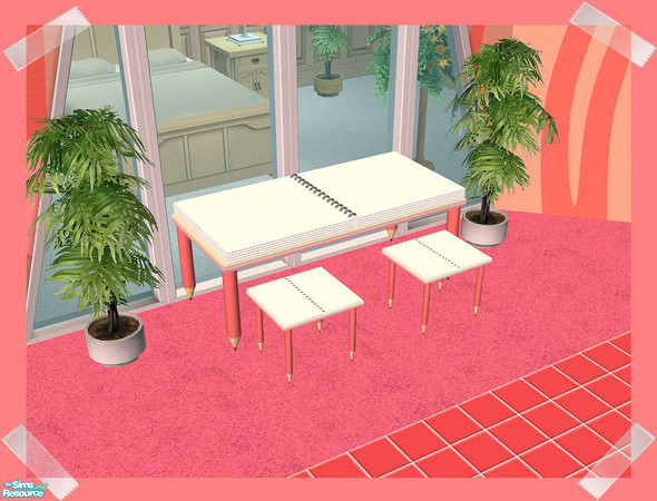 Sims 2 — Rainbow Chairs - Pink by Creative Sim — You know what it's like...when you need to have a comfortable chair to
