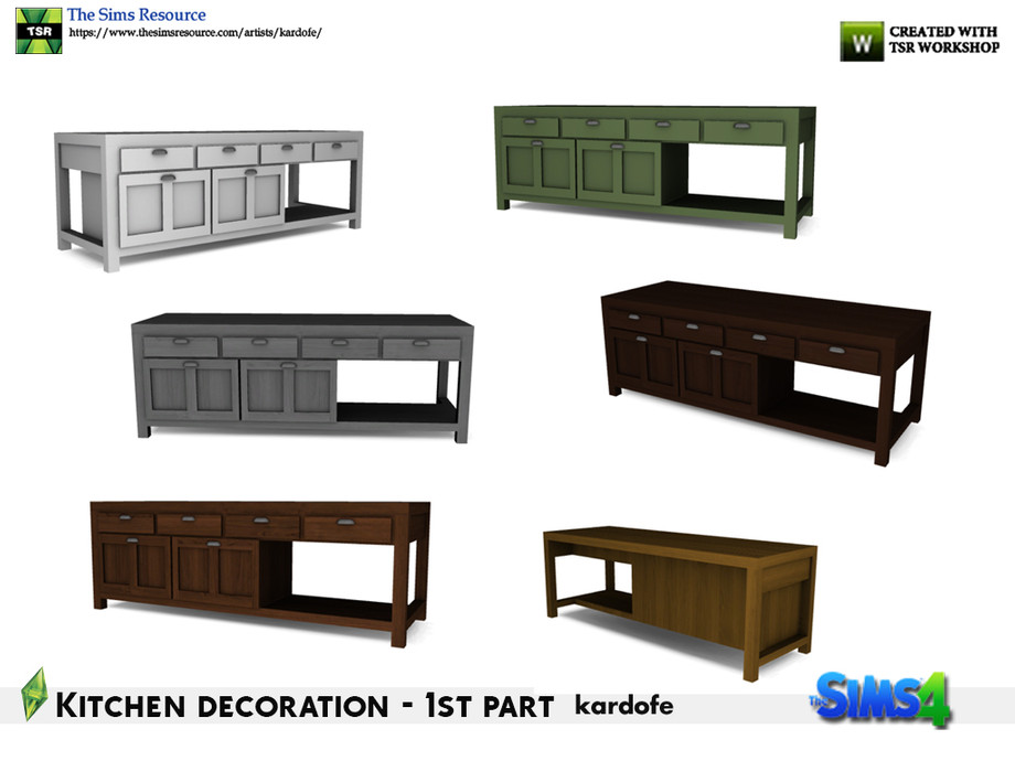 The Sims Resource kardofe_Kitchen decoration_Kitchen island