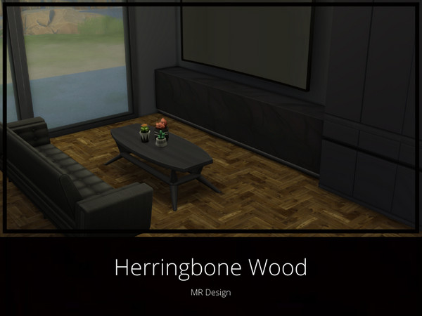 Sims 4 — Herringbone Wood by MR_Design — Herringbone Wood 12 swatches