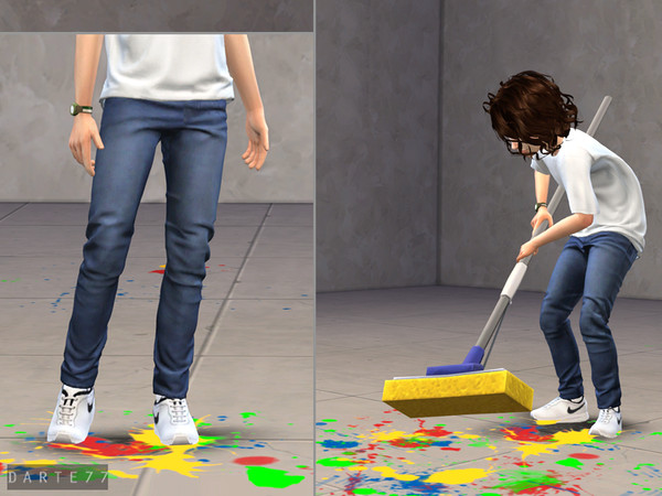 Sims 4 — Jeans by Darte77 — - 6 swatches - Base game compatible - HQ mod compatible