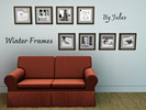 Sims 3 — New Frames V1 by JulieK1 — France and Winter pictures.