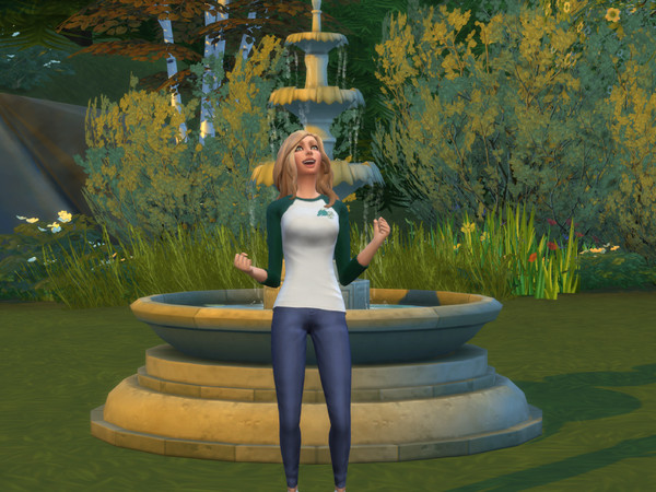 Sims 4 — Spirit Top by madkimack — Show your school spirit with these Britechester and Foxbury themed long sleeved tees!