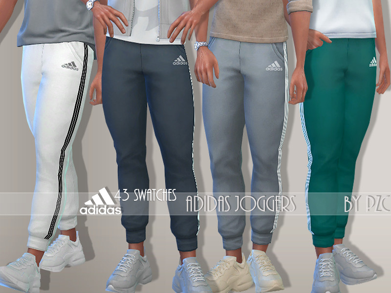 Renacimiento Préstamo de dinero Valiente The Sims Resource - Adidas Joggers 9096(for male)