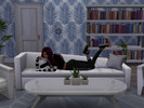 Sims 4 — Sofa Pose and Animation.. by Gosiunia909 — My first creation, I'm still learning, but I hope it's a good start.