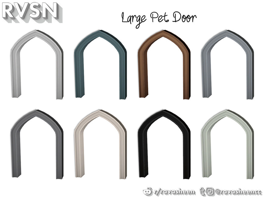 The Sims Resource Muttropolitan Large Pet Door