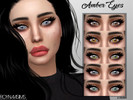 Sims 4 — Amber Eyes by Roynaa — Amber Eyes in 6 different Colours. For all Ages and all Genders. You find them in the
