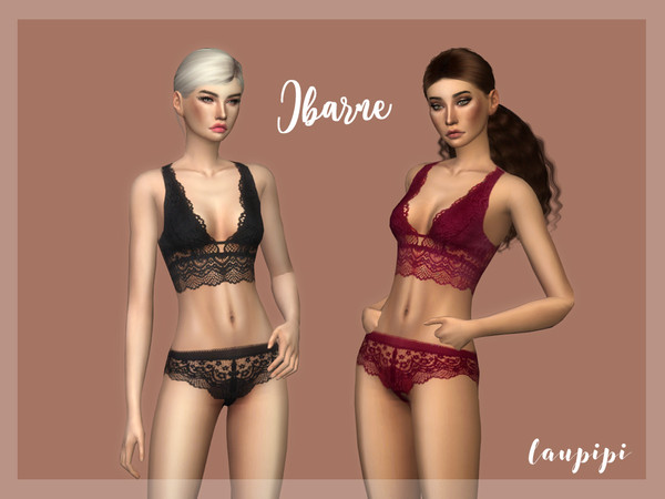 Sims 4 — Ibarne by laupipi2 — Second lingerie item 6 Swatches