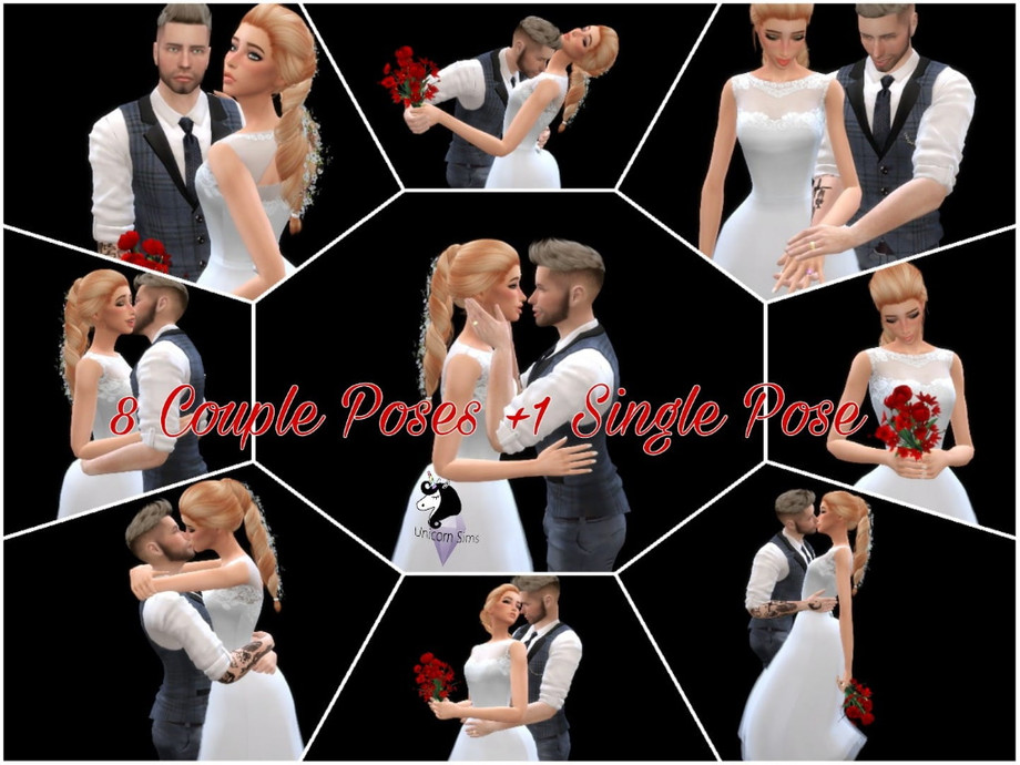Wedding Couple Pose – Chaleara´s Sims 4 Poses