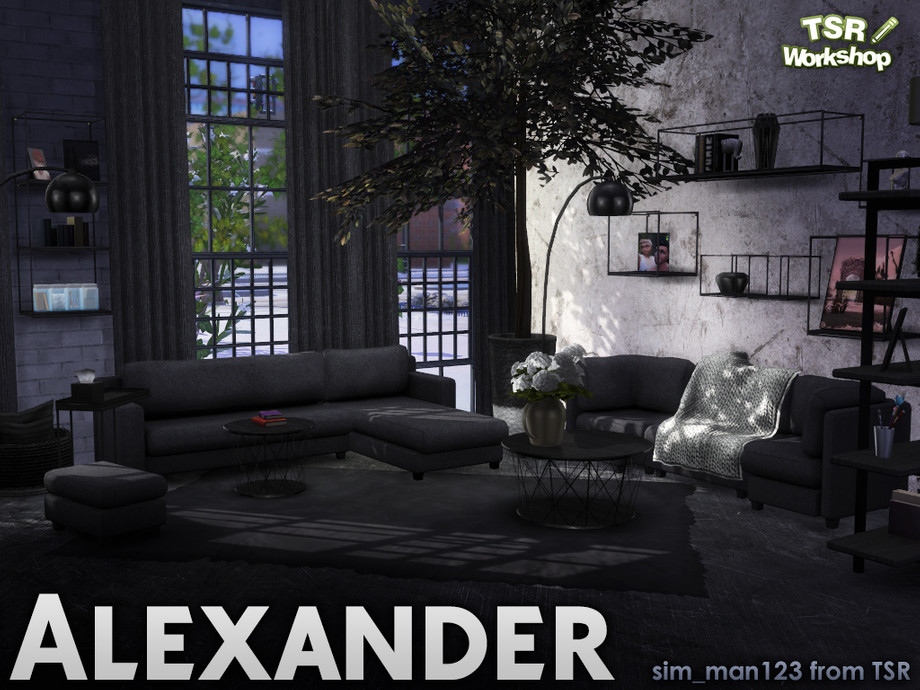 The Sims Resource Alexander Living Deco - Fallout 4 Creation Club Home Decor