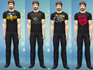 Sims 4 — WWE NXT Shirts by MilanRKO — WWE NXT Shirts - Finn Balor - This is Real - Tommaso Ciampa - No One Will Survive -