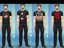 Sims 4 — WWE Shirts by MilanRKO — WWE Shirts - Bray Wyatt - Yowie Wowie - Bray Wyatt - Lantern - Wrestlemania 36 - I