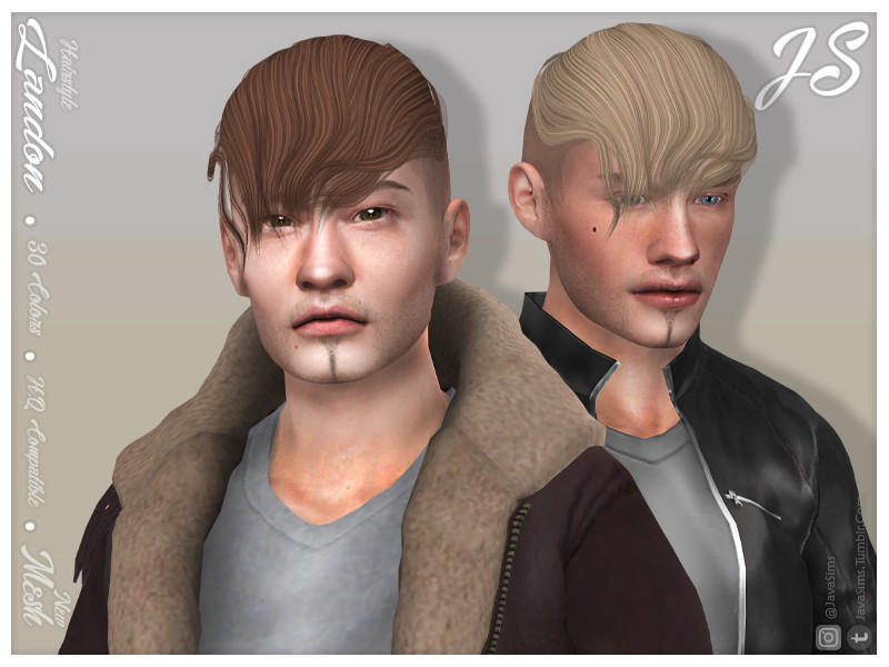 The Sims Resource - Landon (Hairstyle)