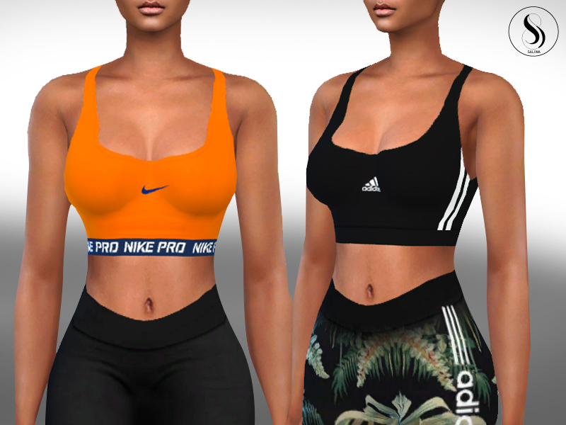 The Sims Resource - Female Basic Athletic Bras
