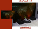 Sims 4 — Mordor Mural - Lord of the Rings by RenardSims — A Mordor mural from Lord of the Rings for dark side lovers!