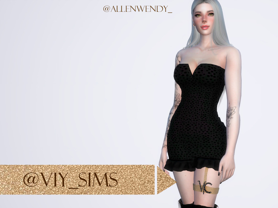 Viy Sims DRESS JII - V|C | Sims 4 dresses, Sims 4 mods 