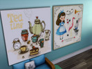 Sims 4 — Alice in Wonderland Painting-REQUIRES DINE OUT by ChristL5284 — Alice in wonderland paintings