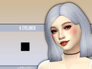 Sims 4 — K EYELINER - LANELOVEY by lanel0vey — This is my 2 time making an eyeliner, hope you like it! &amp;#9829; 1