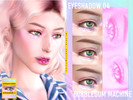Sims 4 — EYESHADOW 04 - Bubblegum Machine (HQ) by oneirigiri — From the FRUiTS Harajuku Makeup Collection, Bubblegum
