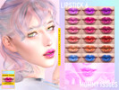 Sims 4 — LIP 06 - Mommy Issues (HQ) by oneirigiri — From the FRUiTS Harajuku Makeup Collection, Bubblegum Machine. - 3