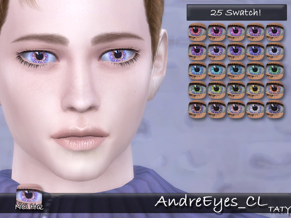 Sims 4 — [Ts4]Taty_AndreEyes_CL by tatygagg — - Female, Male - Human, Alien - Toddler to Elder - Hq Compatible