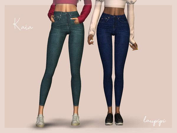 Sims 4 — Kaia by laupipi2 — New jeans!! 8 Swatches
