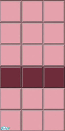 Sims 2 — The Bathroom - Dark Pink Tile. by TSR Archive — (Part of the Her First Place, collection) If you're the type who