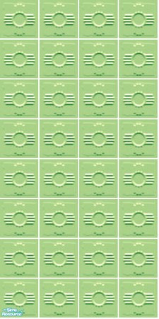 Sims 2 — Futurama Tile Set - Green Wall by s00z — 