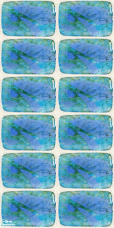 Sims 2 — NK Glass Tile Walls - Lapis Lazuli by MoMama — Set your room apart with a Lapis Lazuli glass tile wall.