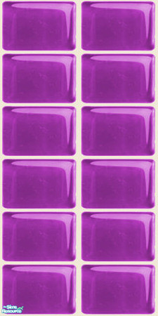 Sims 2 — NK Glass Tile Walls - Bright Purple by MoMama — Bright Purple glass tile will spruce up your kitchen or bath.