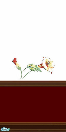 Sims 2 — Birds and Flowers - Individual Item by Lorah — Green, blue, red, yellow.