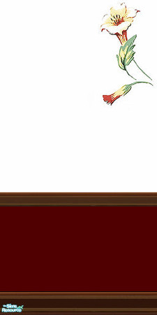 Sims 2 — Birds and Flowers - Individual Item by Lorah — Green, blue, red, yellow.