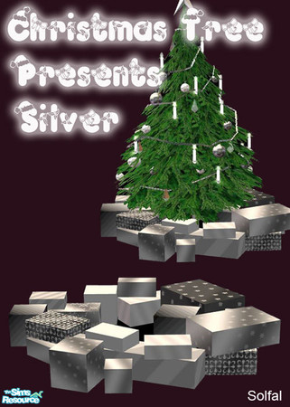 Sims 2 — ChristmasTreePresents Silver by solfal — Presents to put under my christmas tree