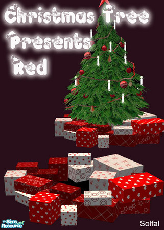 Sims 2 — ChristmasTreePresents Red by solfal — Presents to put under my christmas tree