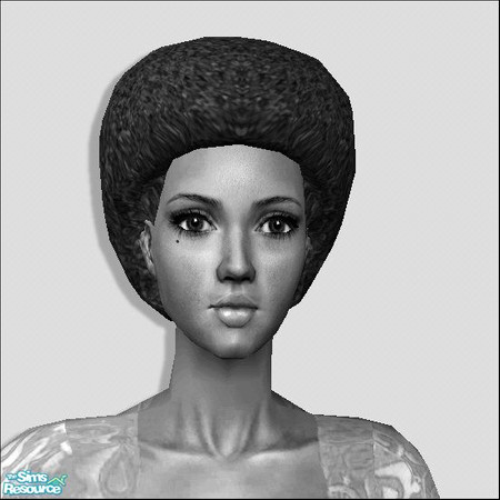 Sims 2 — Afro [Mesh] by Lola — Part Of My Afro-Carribean Collection. Female Adaptation Of The Male Afro. Your More