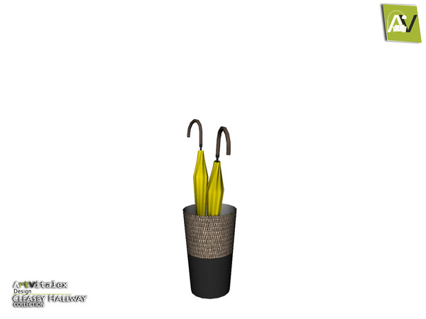 Sims 3 — Cleasby Umbrella Basket by ArtVitalex — - Cleasby Umbrella Basket - ArtVitalex@TSR, Apr 2020