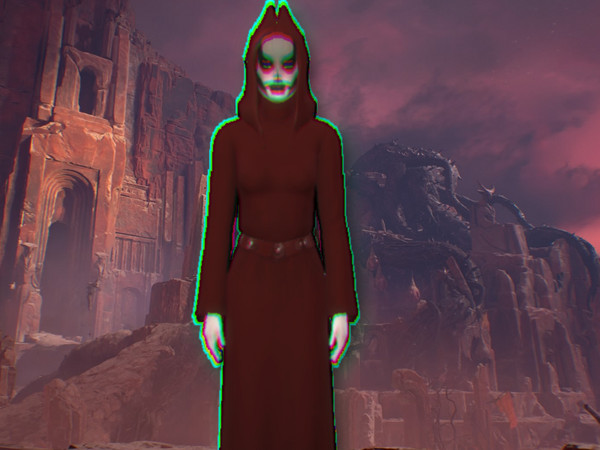 Sims 4 — Dathomir Shaman Dress by sirene123 — Hello i made the dathomir shaman dress for you. Hope you like it 