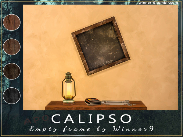 Sims 4 — Calipso Empty frame by Winner9 — Empty frame from my apocalyptic living room Calipso, you can find it easy in